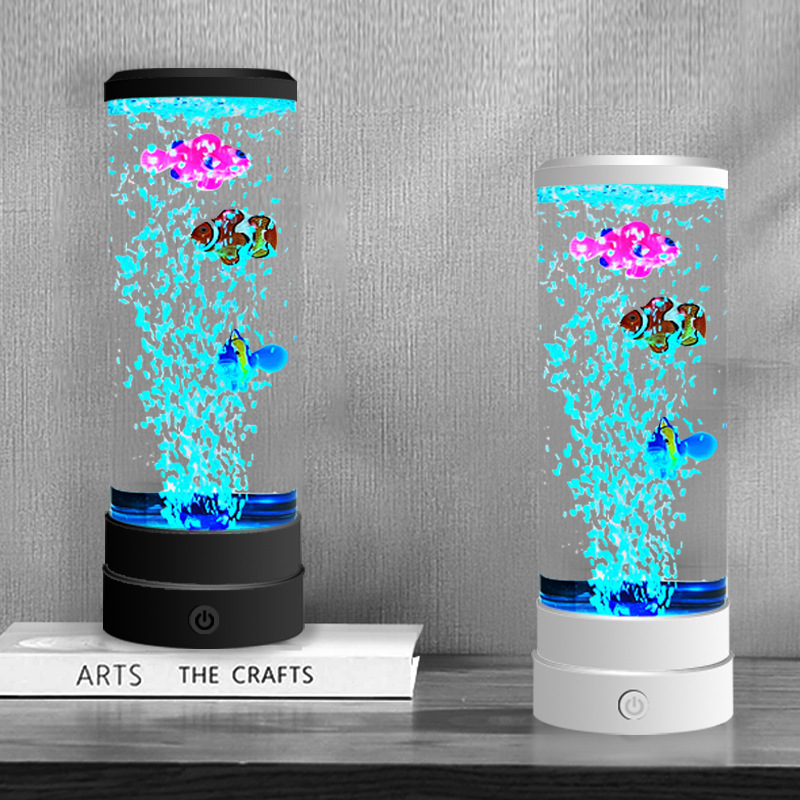 Diy Halloween Electronics - Gesimuleerde LED-meerkleurige bubbelvis-sfeerdecoratie voor thuis met