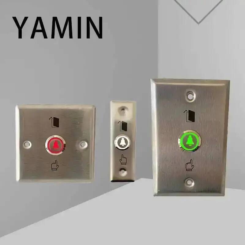 Push Button Tactile - 16/19mm Deurbel Momentary Reset Drukknop Platte
