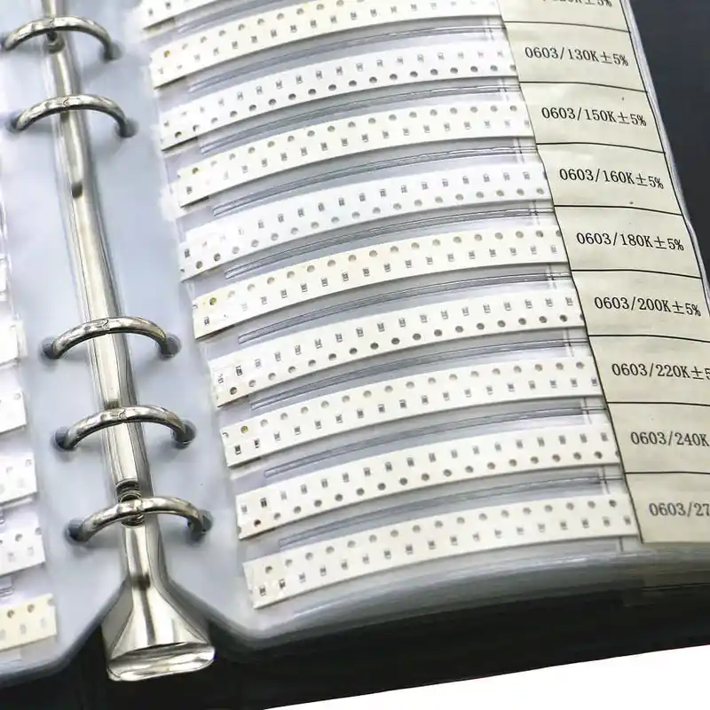 Capacitor Kit Assortment - 0603 SMD (0Ω-10MΩ) 170 waardeweerstand (1pf-1uf)