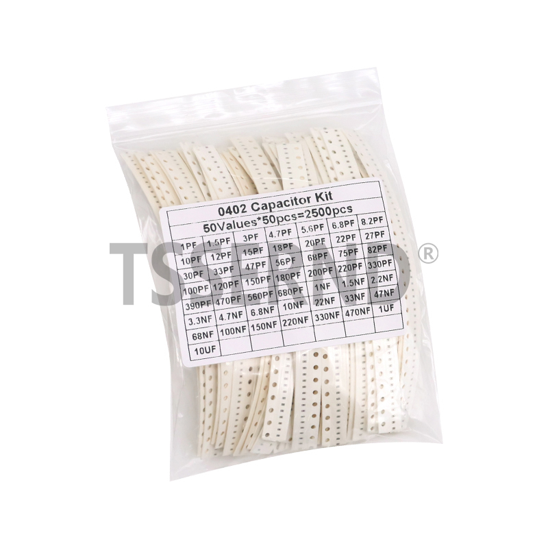 Capacitor Kit Assortment - 2500 stks 0402 0603 0805 SMD