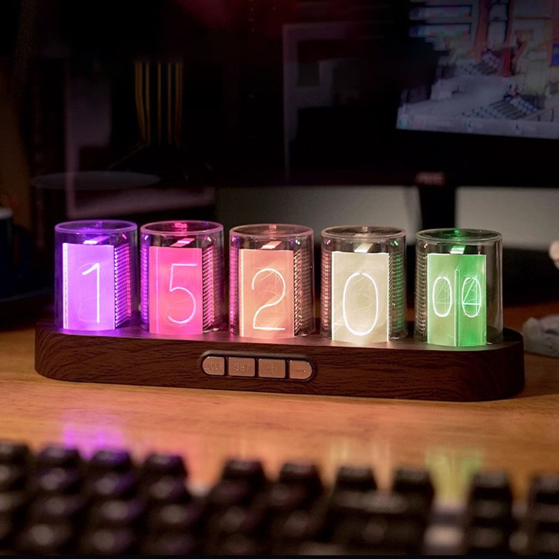 Diy Electronics Desk - Elektronische buisklok DIY digitale creatieve gloeilampklok