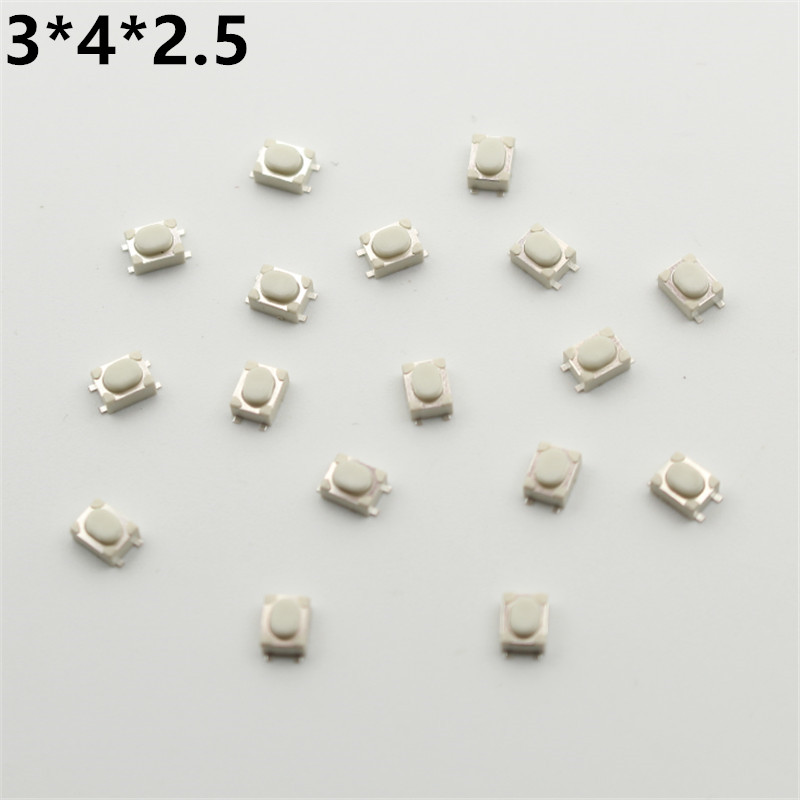 Push Button Tactile - 1000 Stuks 3*4*2.5 Microschakelaar Tactile Drukknop