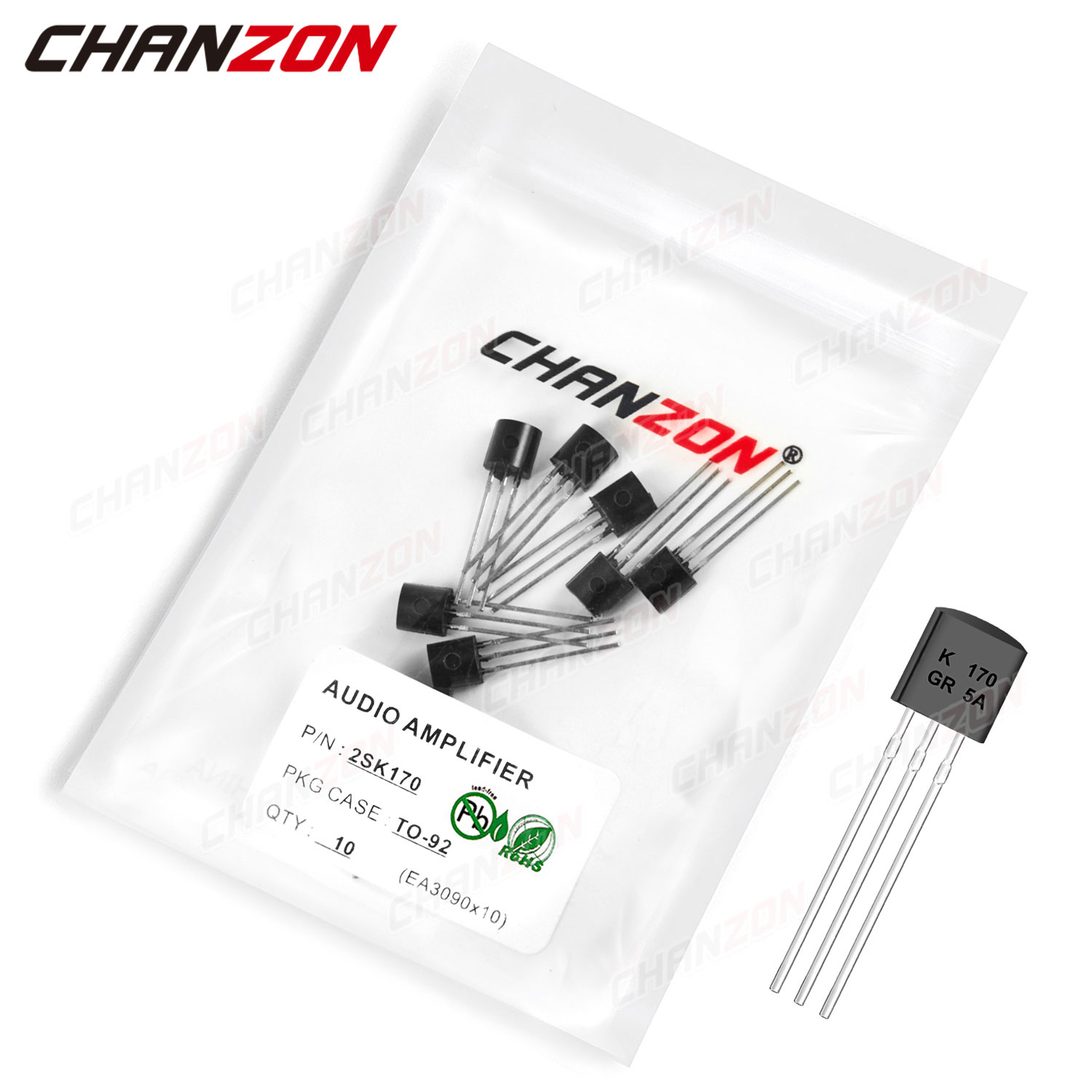 Diy Electronics Youtube Channel - 10Pcs 2SK170 Om-92 Audio Versterker Transistor