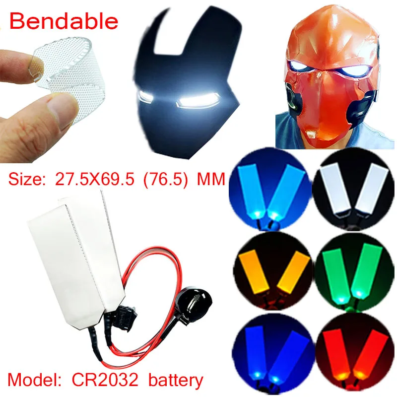 Diy Halloween Electronics - 27.5X69.5(76.5)mm Flexibele Buigbare DIY LED Licht