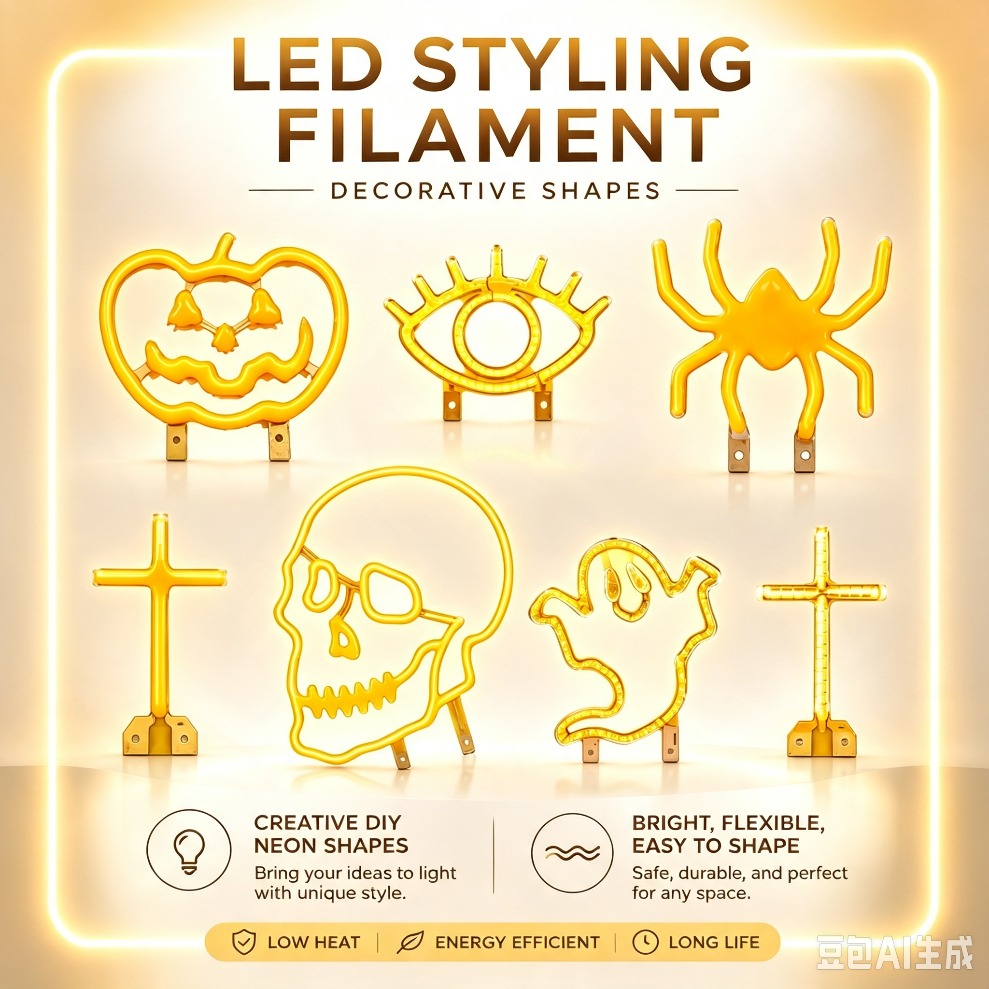Diy Halloween Electronics - LED Filament Emittent 3V DIY Creatieve