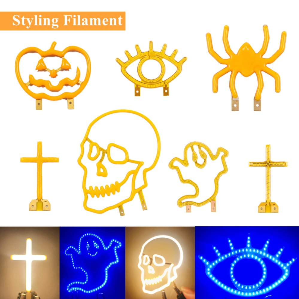Diy Halloween Electronics - 1/2 stuks 3V LED Filament Emitting