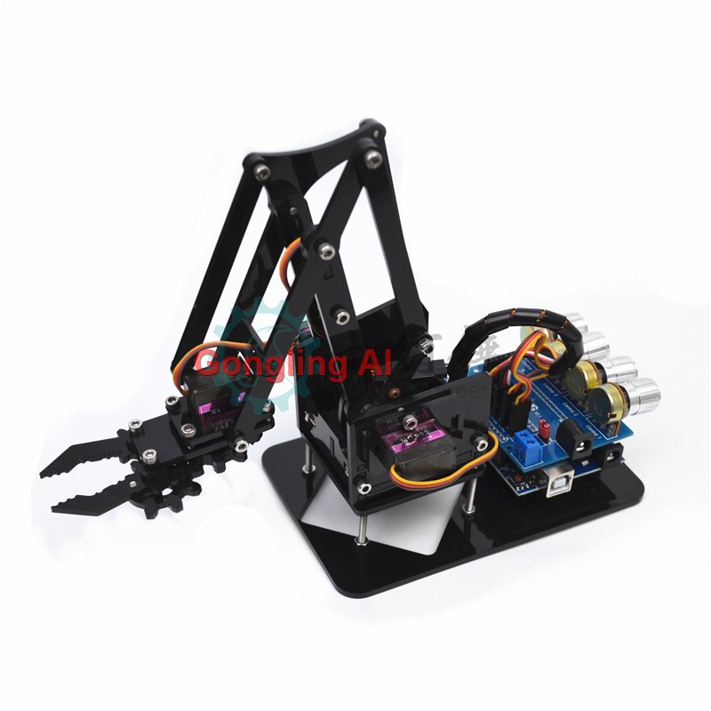 Diy Kit Elektronik - STEM 4 DOF Robotarm Servo SG90
