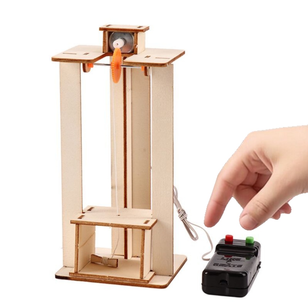 Diy Kit Elektronik - DIY Elektrische Lift Model Puzzel Speelgoed