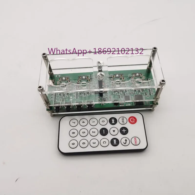 Diy Electronics Desk - In12 Glow Clock DIY Elektronenbuisklok uit