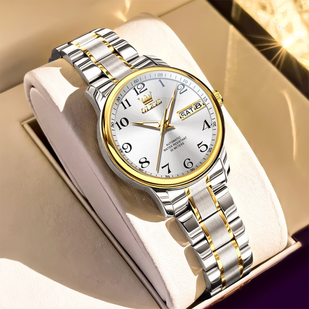 Push Button Tactile - OLEVS luxe horloge voor dames dames