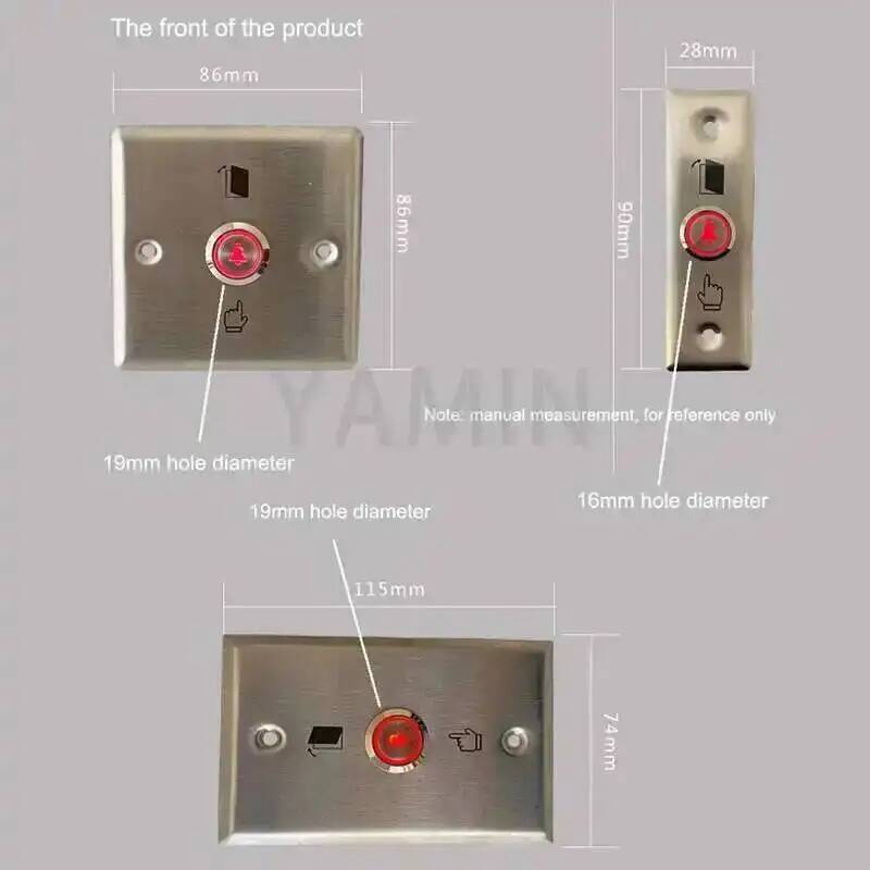 16/19mm Deurbel Momentary Rese - Push Button Tactile recensie en prijs