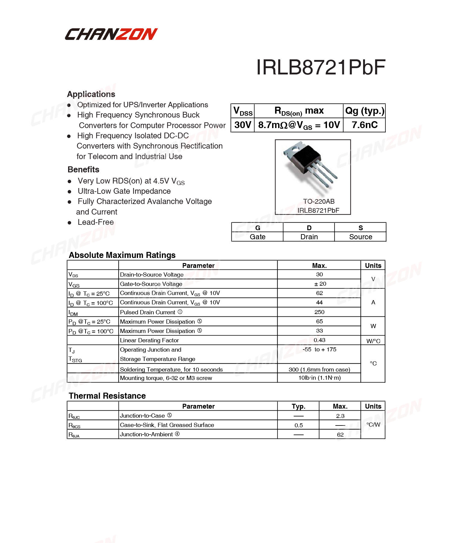 10Pcs IRLB8721 To-220 Power Si - Diy Electronics Youtube Channel recensie en prijs