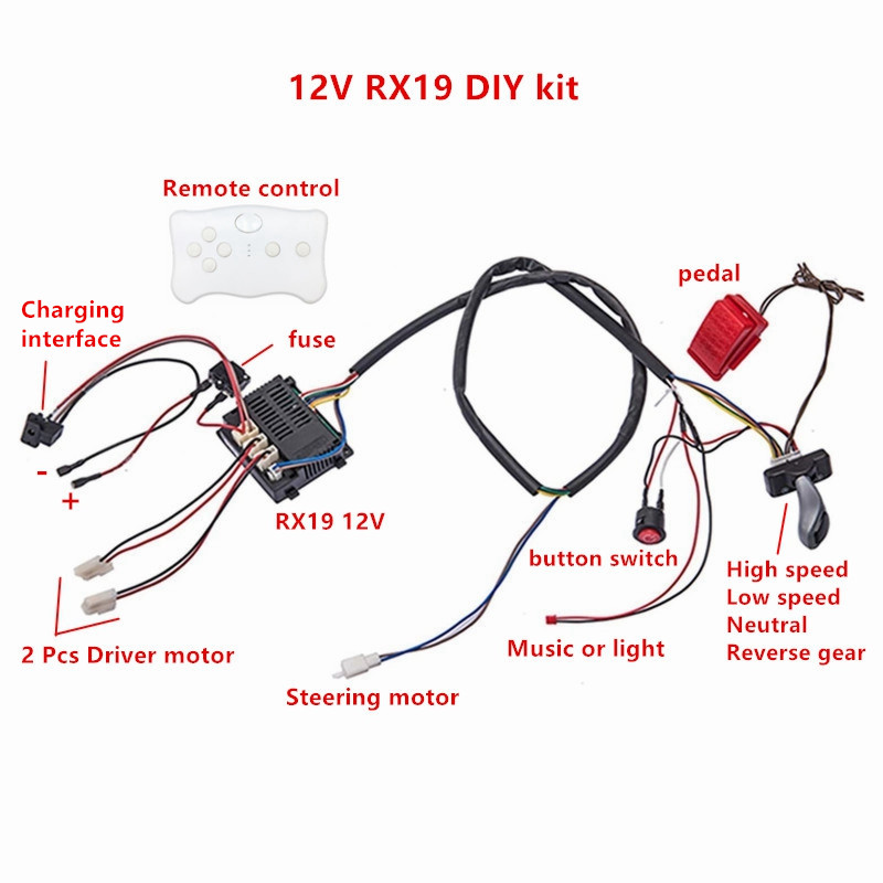 Kind elektrische auto DIY gemo - Diy Kit Elektronik recensie en prijs