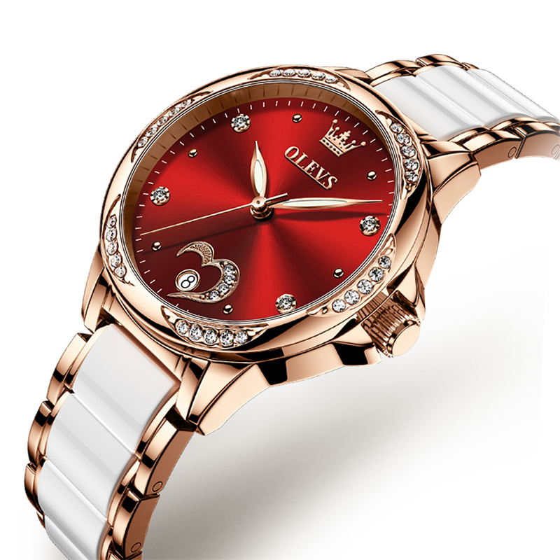 OLEVS Dameshorloge Vrouw Luxe  - Push Button Tactile recensie en prijs