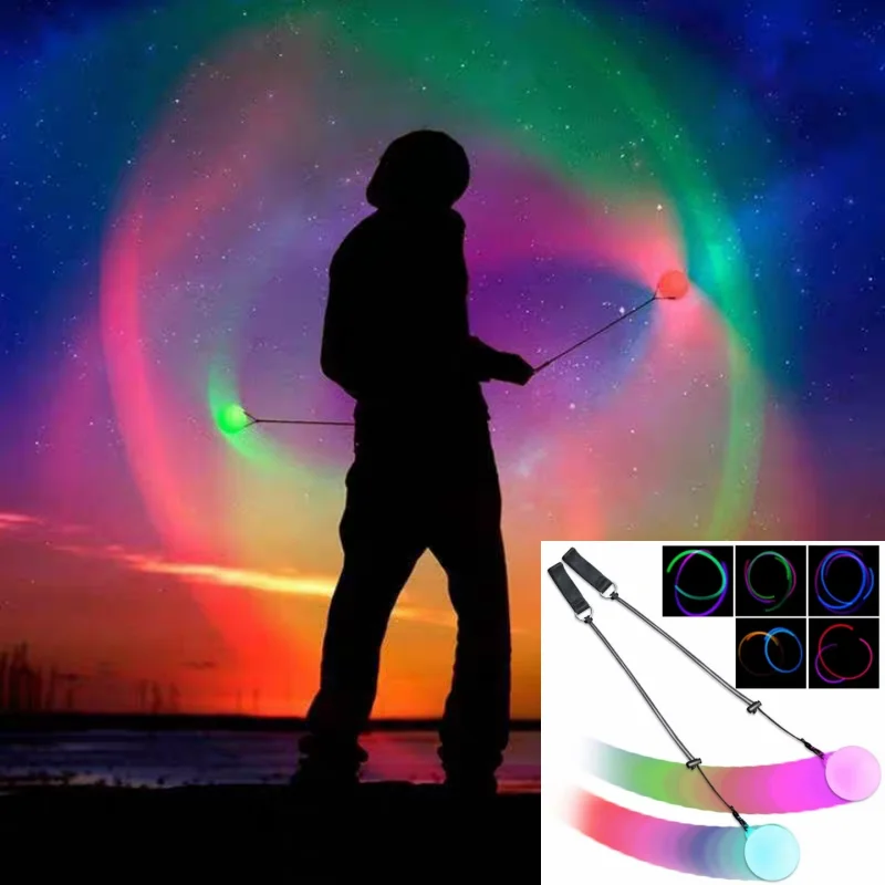LED Poi Prop 2-pack Kleurrijke - Diy Halloween Electronics recensie en prijs