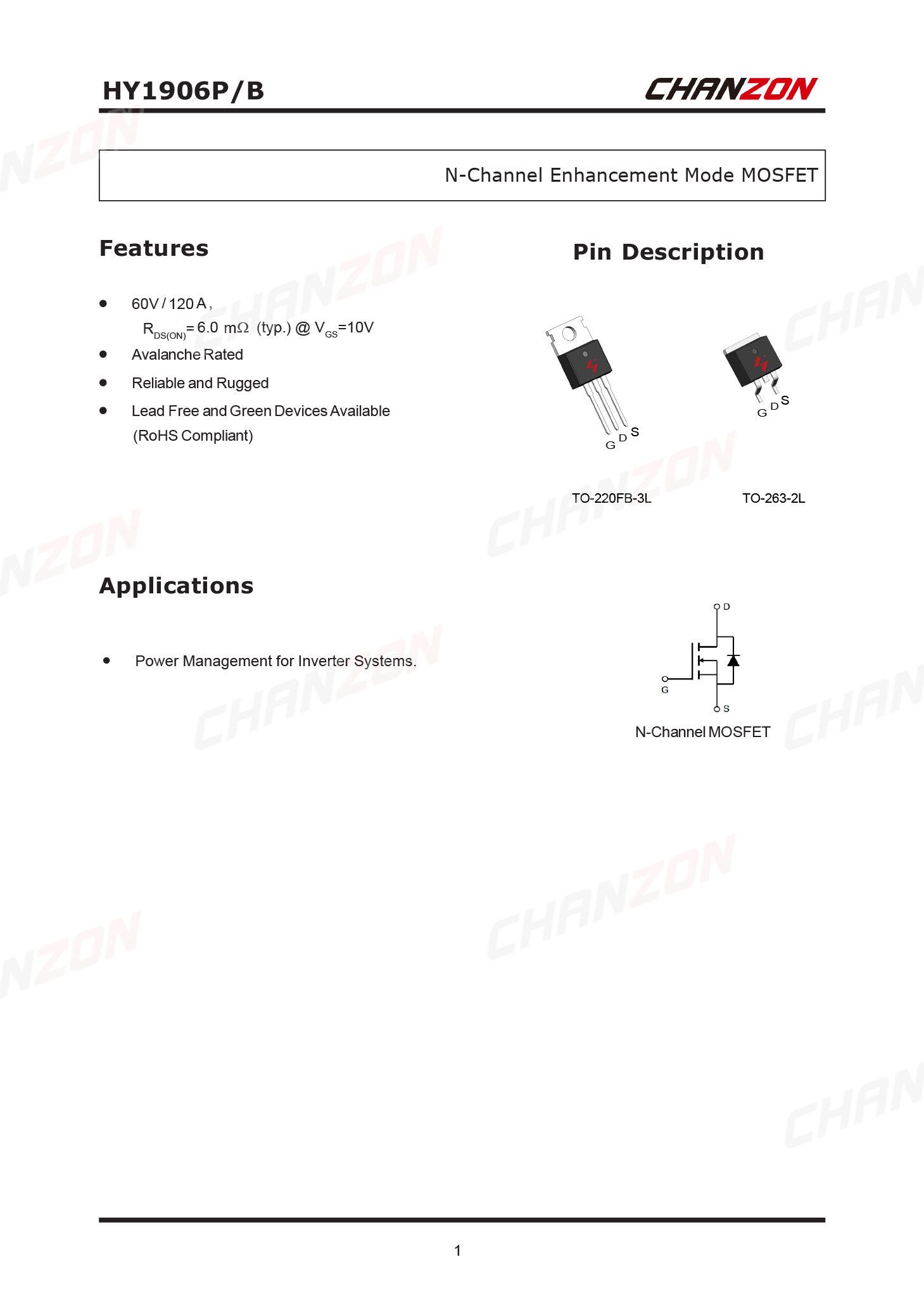 10Pcs HY1906P To-220 N-Kanaals - Diy Electronics Youtube Channel recensie en prijs