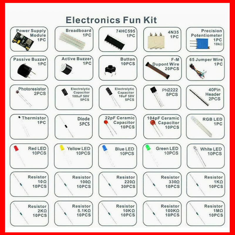 Breadboard 830-punts DIY Elekt - Capacitor Kit Assortment recensie en prijs