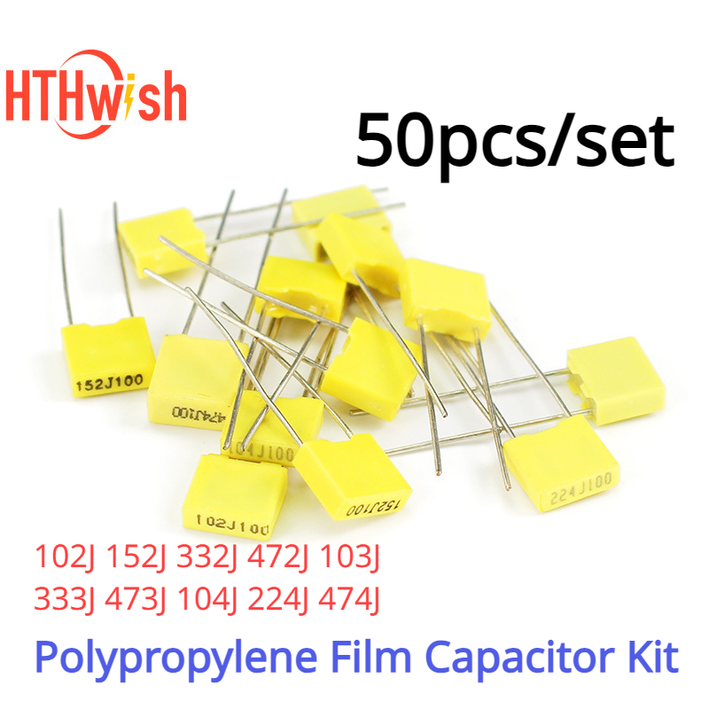 50PCS 102J ~ 474J Polypropylee - Capacitor Kit Assortment recensie en prijs