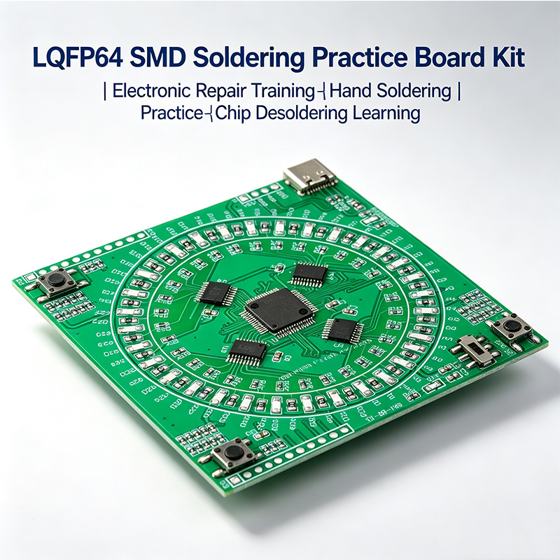 LQFP64 SMD Soldeerpraktijkbord - Diy Electronics Workbench recensie en prijs