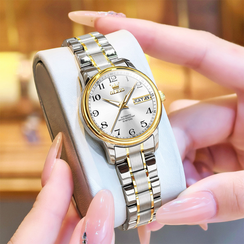 OLEVS luxe horloge voor dames  - Push Button Tactile recensie en prijs