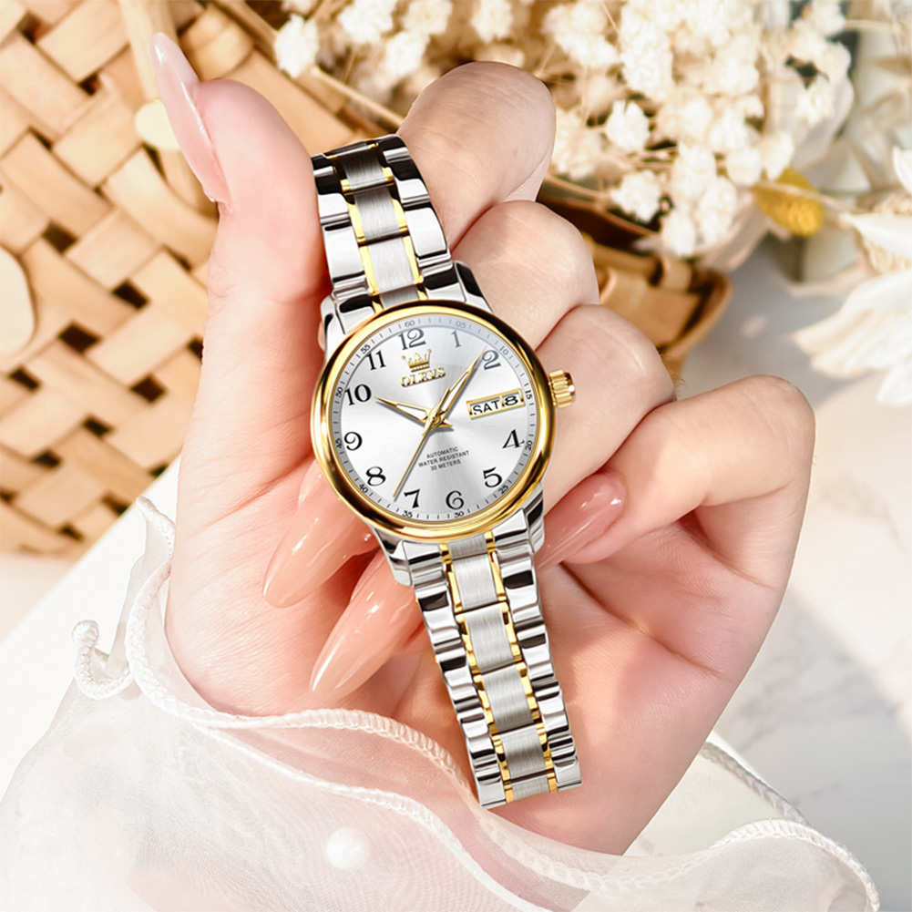 OLEVS luxe horloge voor dames  - Push Button Tactile recensie en prijs
