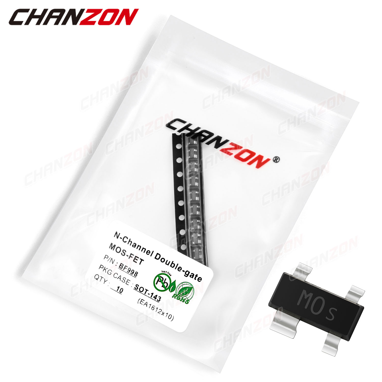 10Pcs BF998 Sot-143 N-Kanaals  - Diy Electronics Youtube Channel recensie en prijs