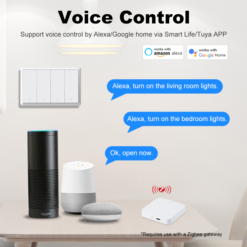 MANHOT ZigBee3.0 Smart Switch  - Push Button Tactile recensie en prijs